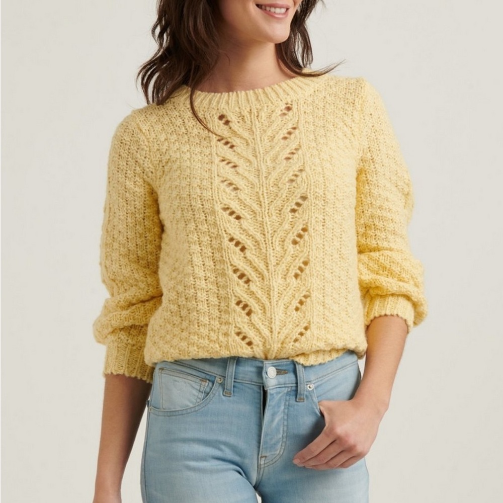 Yellow Lucky Brand Sweater